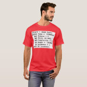 T-shirt Vie réelle SQL (Devant entier)