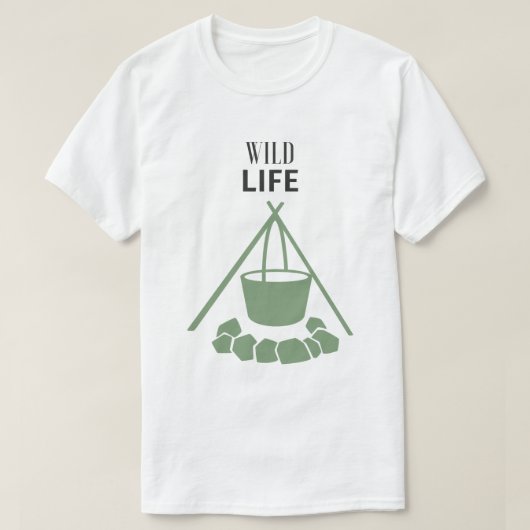 T-shirt Vie sauvage (Design devant)