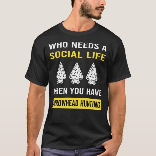 T-shirt Vie sociale Arrowhead Chasse Arrowhead (Devant)