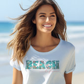 T-shirt Vie sur la plage de Retro