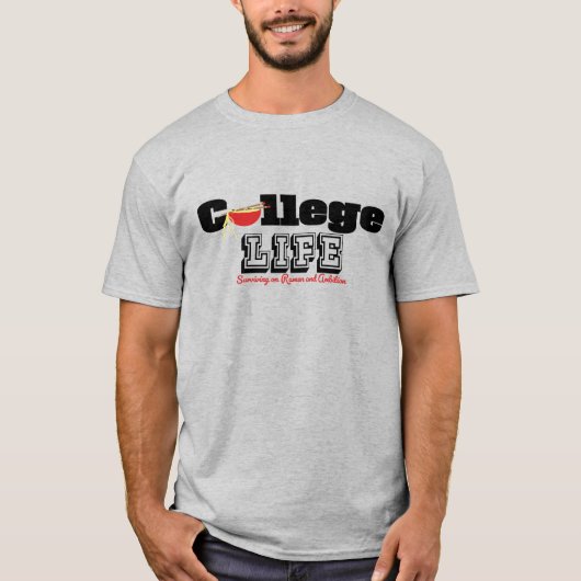 T-shirt Vie universitaire (Devant)