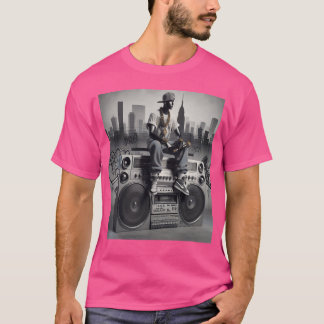 T-shirt vie urbaine dans les années 80 et début des années