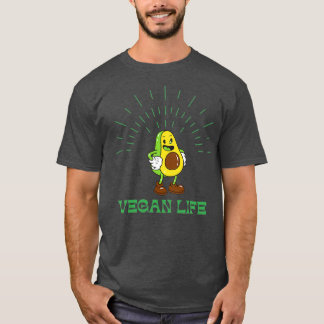 T-shirt Vie végétalienne cool d'Avocado