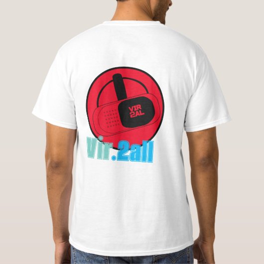 T-shirt vie virtuelle (Dos)