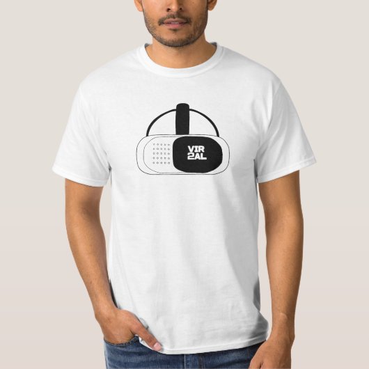 T-shirt vie virtuelle (Devant)