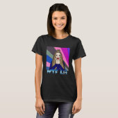 T-shirt Vie WTF | Pop Art Style Lady Freding Out (Devant entier)