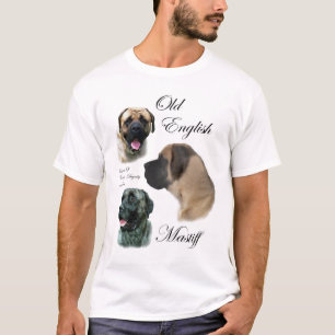 T-shirt Vieil habillement anglais de cadeaux de mastiff