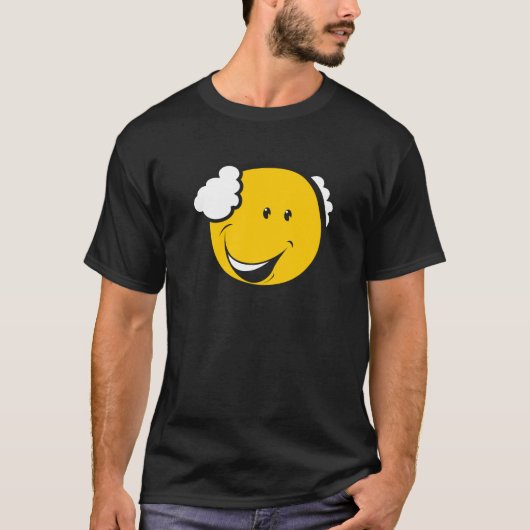 T-shirt Vieil homme Emoji (Devant)