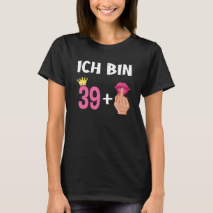 T-shirt Vieille boîte Je suis 39 Plus Femmes 40e anniversa