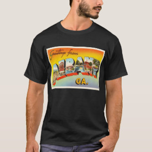 T-shirt Vieille carte postale de Vintage voyage d'Albany
