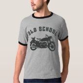 T-shirt Vieille école (Devant)