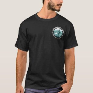 T-shirt Vieille montagne de chiffon (rd)