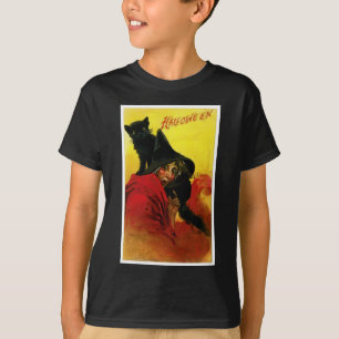 T-shirt Vieille sorcière d'Halloween