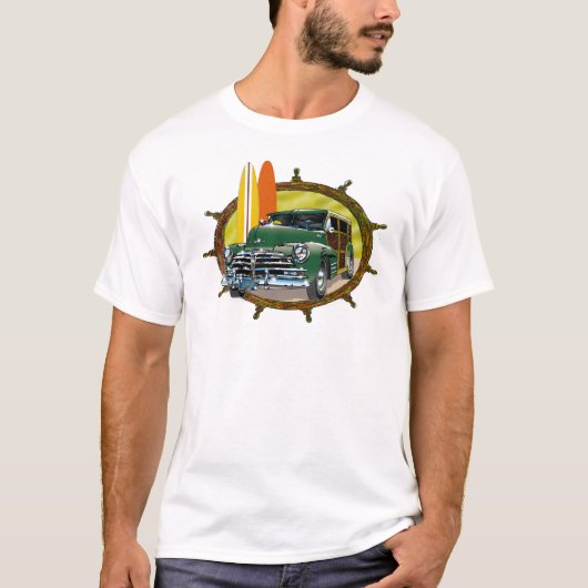 T-shirt Vieille voiture de classique de Woody (Devant)