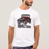 T-shirt Vieilli à Perfection/ Antique voiture (Devant)