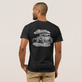 T-shirt Vieilli comme un grand vin (Dos entier)