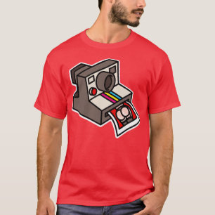 T-shirt Vielle école Sexy Vintage instantané Hipster camér