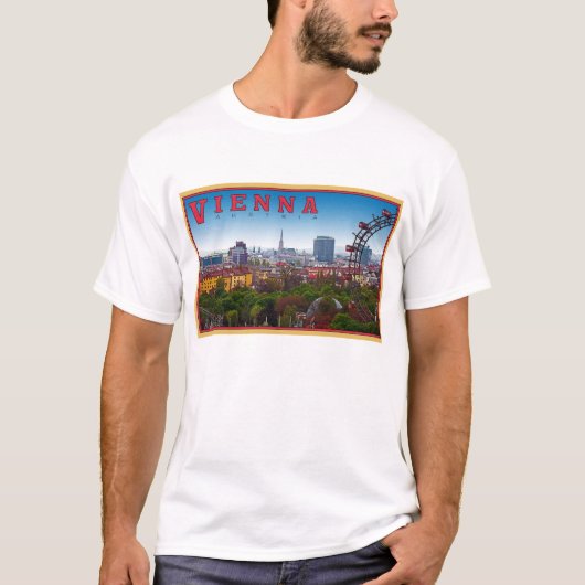 T-shirt Vienne - paysage urbain (Devant)