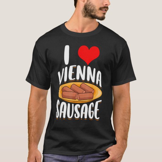 T-shirt Vienne Saucisse Cute (Devant)