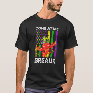 T-shirt Viens me voir Breaux Drapeau américain Perles d'éc