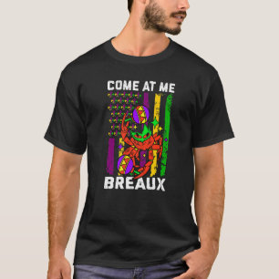 T-shirt Viens me voir Breaux écrevisses drôle USA drapeau