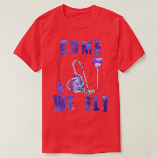 T-shirt Viens, on vole (Design devant)