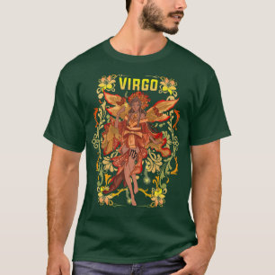 T-shirt Vierge Anime Fées d'anniversaire Vierge Black Gir