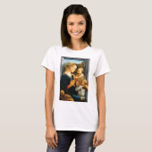 T-shirt Vierge avec enfant et deux anges, Filippo Lippi (Devant entier)