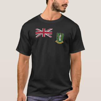 T-SHIRT VIERGE BRITANNIQUE VIRGIN ISLANDS FLAG ROAD TOWN B