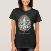 T-shirt Vierge catholique Marie Notre-Dame de la modernité (Devant)