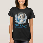 T-shirt Vierge catholique Marie Notre-Dame de l'aide perpé (Devant)