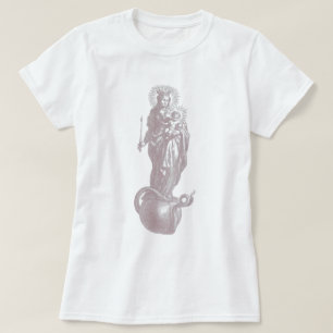 T-shirt Vierge catholique traditionnelle Marie Godmère