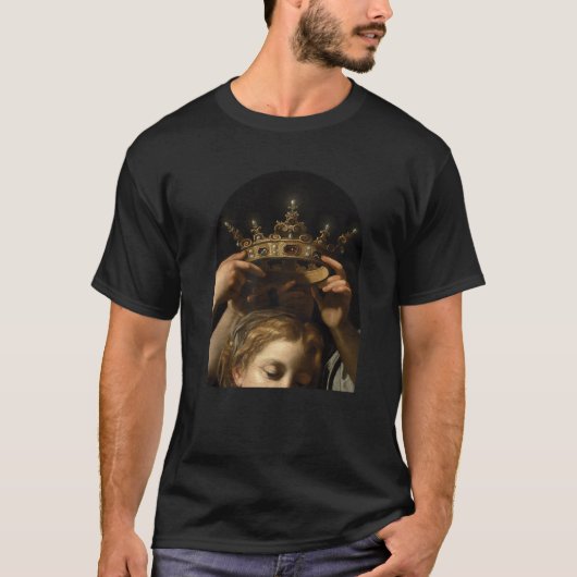 T-shirt Vierge Cavarozzi Avec Anges, Renaissance Chrétienn (Devant)