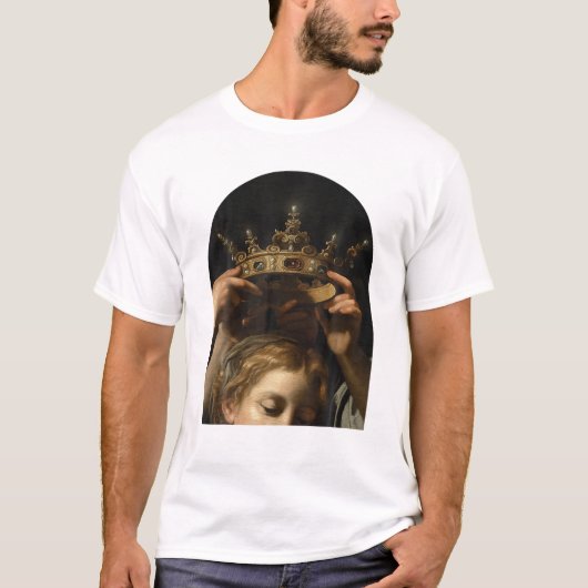 T-shirt Vierge Cavarozzi Avec Anges, Renaissance Chrétienn (Devant)