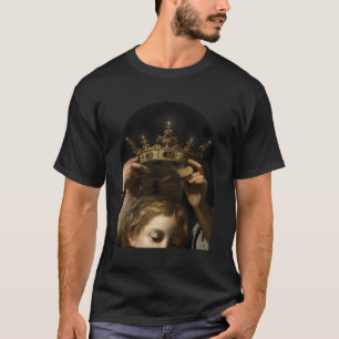 T-shirt Vierge Cavarozzi avec anges Renaissance chrétienne