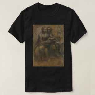T-shirt Vierge et enfant avec Sainte-Anne par Léonard de 