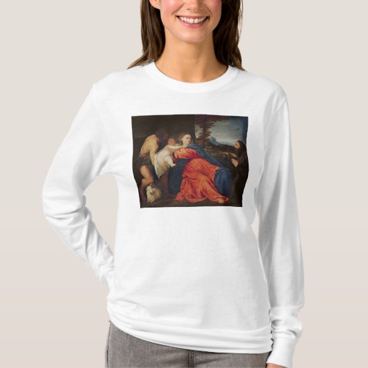T-shirt Vierge et nourrisson (Devant)