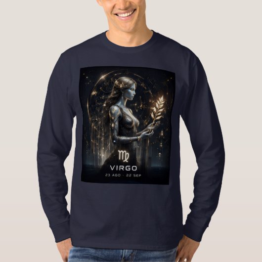 T-shirt Vierge, horoscope, (Devant)