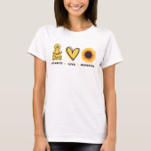 T-shirt Vierge Marie, Amour Et Tournesol (Devant)