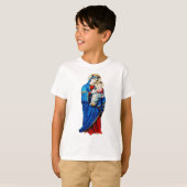T-shirt Vierge Marie avec Bébé Jésus (Devant entier)