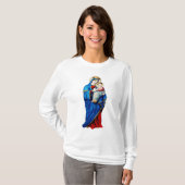 T-shirt Vierge Marie avec Bébé Jésus (Devant entier)