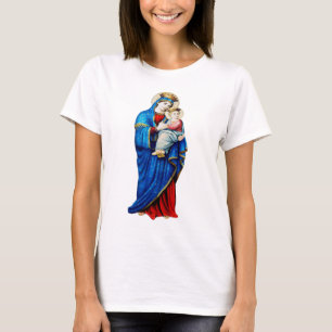T-shirt Vierge Marie avec bébé Jésus
