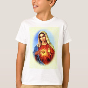 T-shirt Vierge Marie béni - mère de Dieu