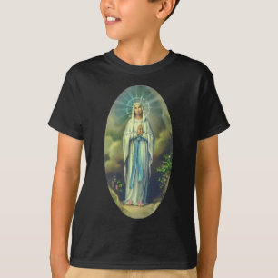 T-shirt Vierge Marie De Lourdes Notre Dame Christian Cadea