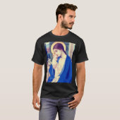 T-shirt Vierge Marie et enfant par Marianne Stokes (Devant entier)