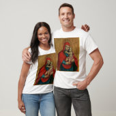T-shirt Vierge Marie et Jésus enfant par Jan Rombauer (Unisexe)