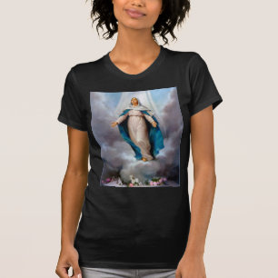 T-shirt Vierge Marie Mary, Jésus et dieux mère, saint Mary