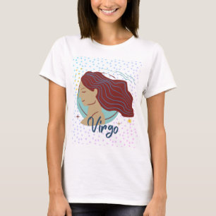 T-Shirt Vierge Moderne Zodiaque Féminin