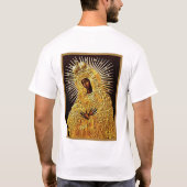 T-shirt Vierge noire en prière (Dos)