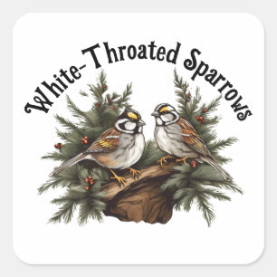 T-shirt Vierkante Sticker